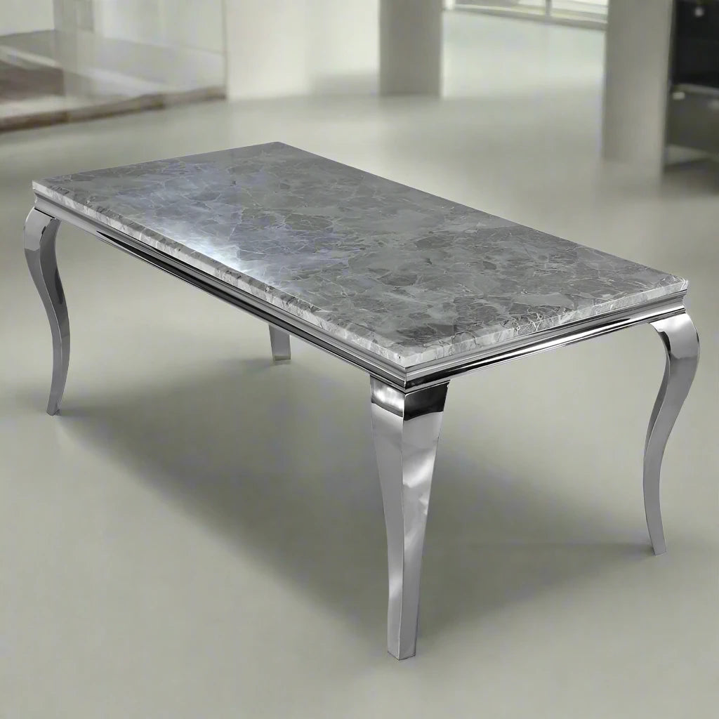 Plush-DT-02 Chrome Dining Table 1.5m