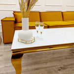 Load image into Gallery viewer, Plush-CT-02 Gold Coffee Table
