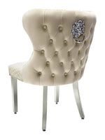 Load image into Gallery viewer, Plush-DC-27 Mink Velvet Dining Chair
