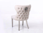 Load image into Gallery viewer, Plush-DC-27 Mink Velvet Dining Chair
