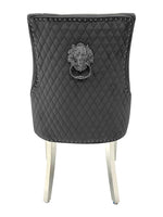 Load image into Gallery viewer, Plush-DC-24 Dark Grey Velvet Dining Chair
