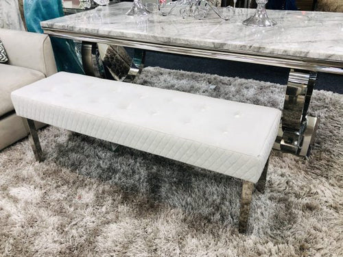 Plush-DB-24 Bench Silver