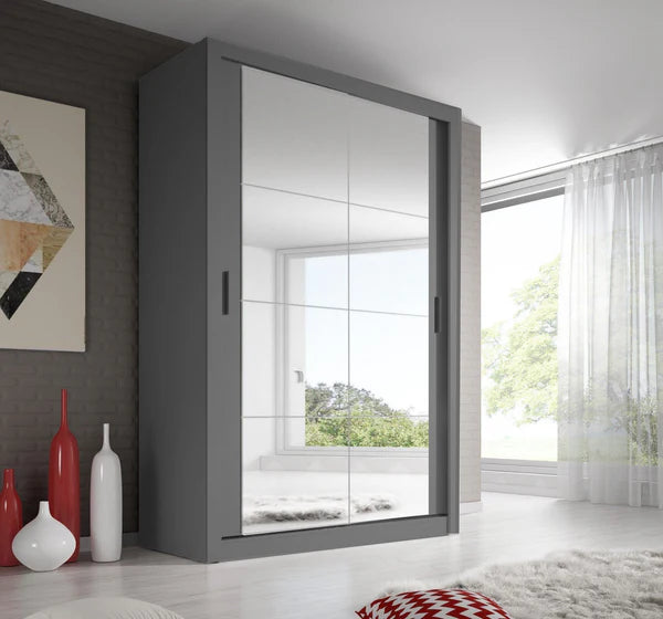 Plush-WA-19 Sliding Door Wardrobe 120cm