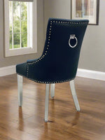 Load image into Gallery viewer, Plush-DC-26  Black Chrome Leg Dining Chair
