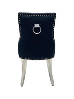 Load image into Gallery viewer, Plush-DC-26  Black Chrome Leg Dining Chair
